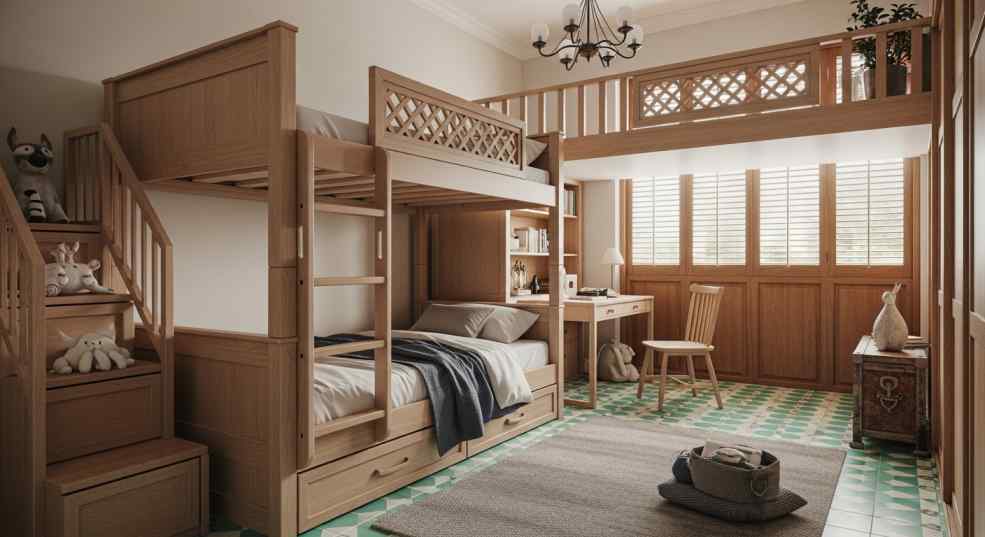 Buy Space-Saving Bunk Beds for Kids in Singapore