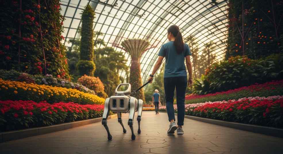 Meet the Robot Dogs Stealing Hearts at Gardens by the Bay