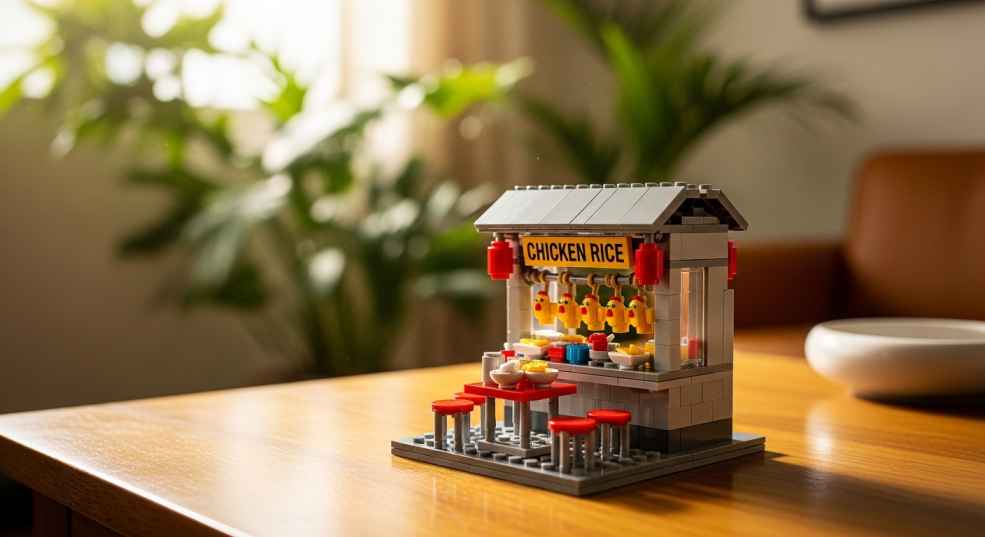 The Heartwarming Story Behind Singapore Mini Lego Hawker Stalls