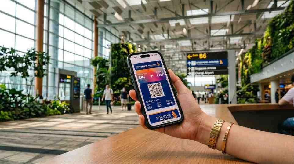 Singapore Airlines Mobile Check In and Digital Ticket Guide