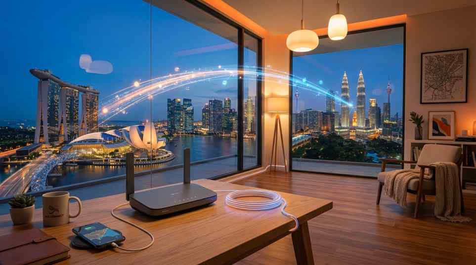 Singapore vs Malaysia Fiber Broadband Price Comparison 2025
